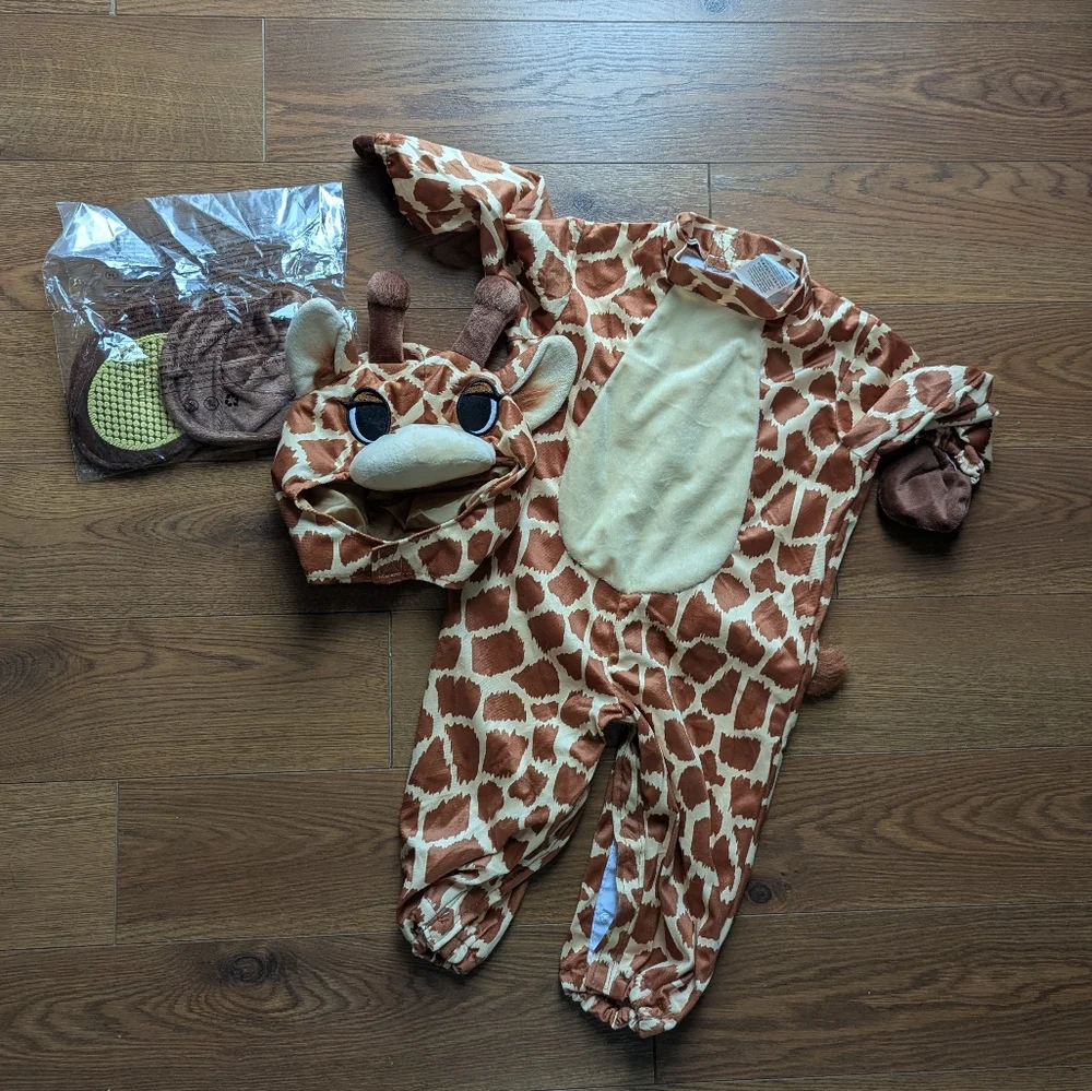 Spooktacular Creations Toddler Giraffe Costume 12M - 18M NWT